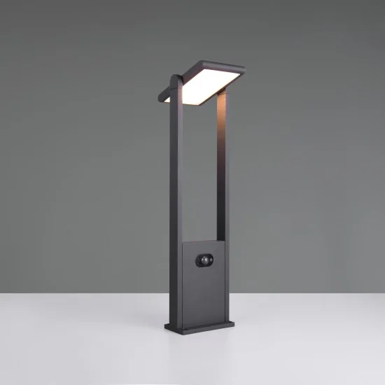 Malawi pollarvalgusti, antratsiit, 61 cm - Valgustus Luminance'ilt