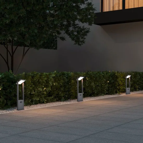 Malawi pollarvalgusti, antratsiit, 61 cm - Valgustus Luminance'ilt