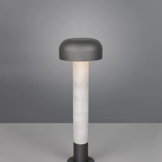 Fraser pollarvalgusti, betooniimitatsioon, 54 cm - Valgustus Luminance'ilt