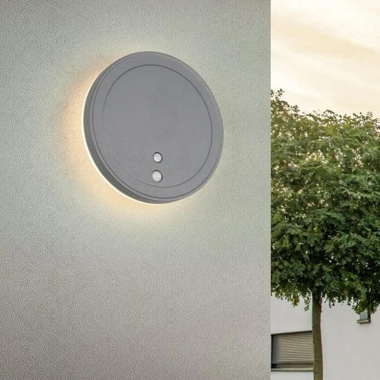 Fortaleza seinalamp, antratsiit, 14 cm - Valgustus Luminance'ilt