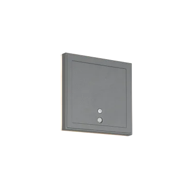 Fortaleza seinalamp, antratsiit, 14 cm, 14 cm - Valgustus Luminance'ilt