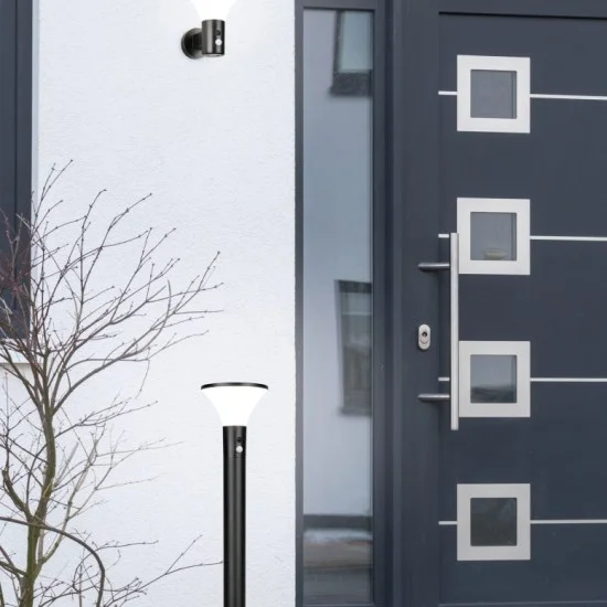 Gorda seinalamp, matt must - Valgustus Luminance'ilt