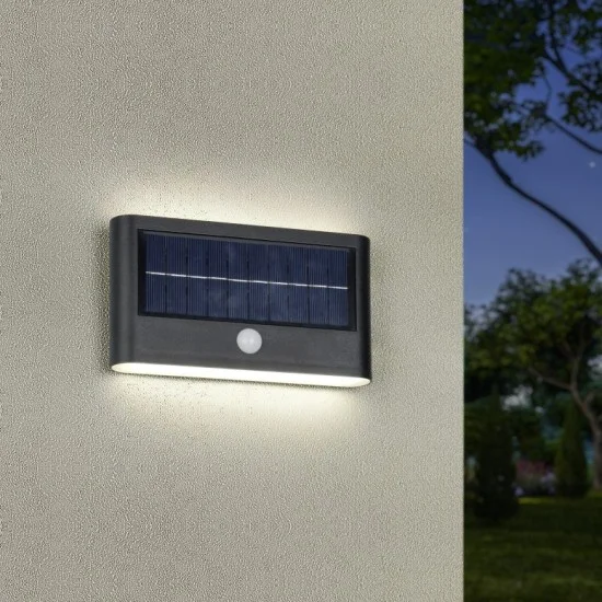 Ramos seinalamp, matt must - Valgustus Luminance'ilt