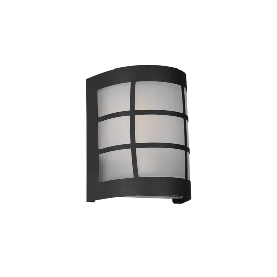 Sintra seinalamp, matt must, 16,5 cm - Valgustus Luminance'ilt