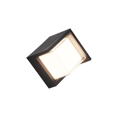 Puno seinalamp, matt must, 15 cm, 15 cm - Valgustus Luminance'ilt