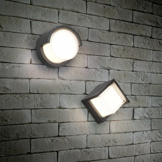 Puno seinalamp, matt must, 15 cm, 15 cm - Valgustus Luminance'ilt