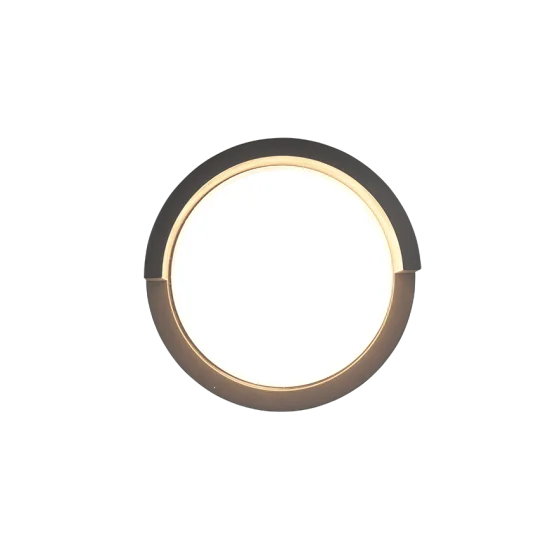 Puno seinalamp, matt must, 15 cm - Valgustus Luminance'ilt