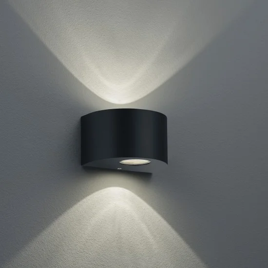 Rosario seinalamp, matt must - Valgustus Luminance'ilt