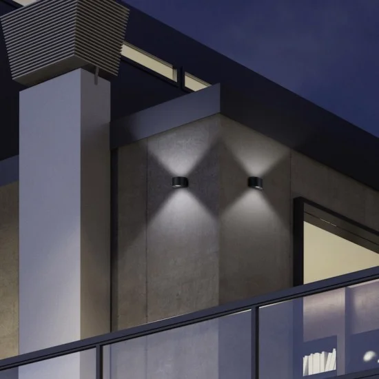 Rosario seinalamp, matt must - Valgustus Luminance'ilt