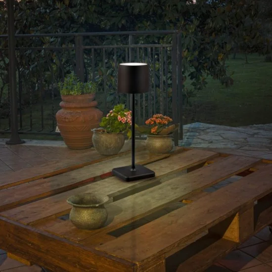 Fernandez laualamp, matt must, 38 cm - Valgustus Luminance'ilt