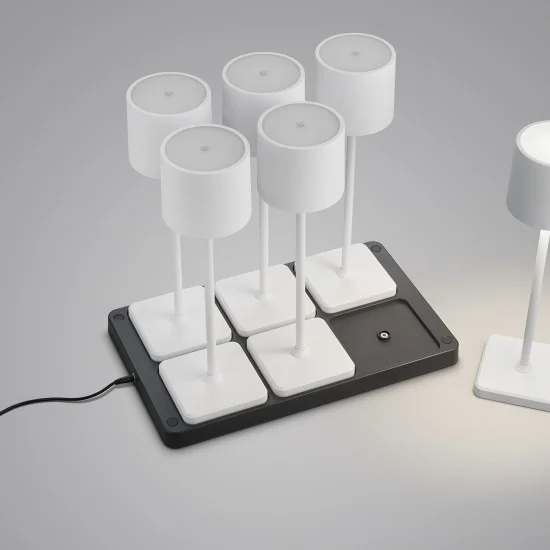 Fernandez laualamp, matt valge, 40 cm - Valgustus Luminance'ilt