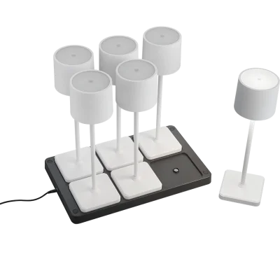 Fernandez laualamp, matt valge, 40 cm - Valgustus Luminance'ilt