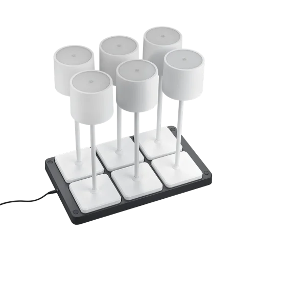 Fernandez laualamp, matt valge, 40 cm - Valgustus Luminance'ilt