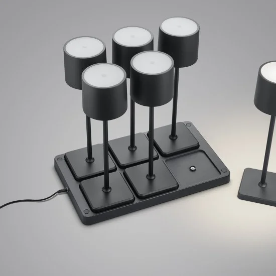 Fernandez laualamp, matt must, 40 cm - Valgustus Luminance'ilt