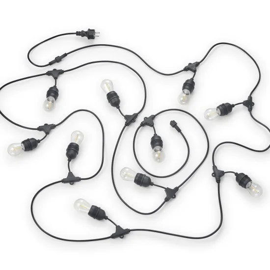 Chain valguskett, matt must, 2 cm - Valgustus Luminance'ilt