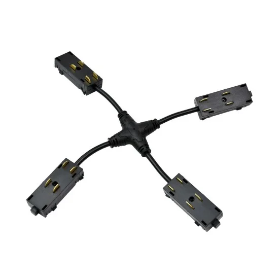 SMART X-shaped Power Corner Connector - Lighting by Luminance