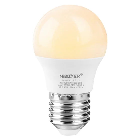 Dual white LED bulb (E27, 4W, 2.4G) - Lighting by Luminance