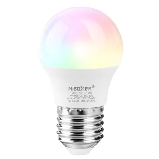 RGB+CCT LED bulb (4W, 2.4G) - Lighting by Luminance